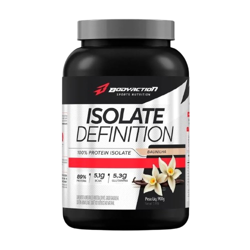 Isolate Definition (900g) Bodyaction - Sabor Baunilha