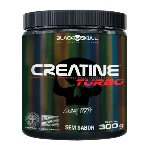 Creatina Turbo (300g) Black Skull