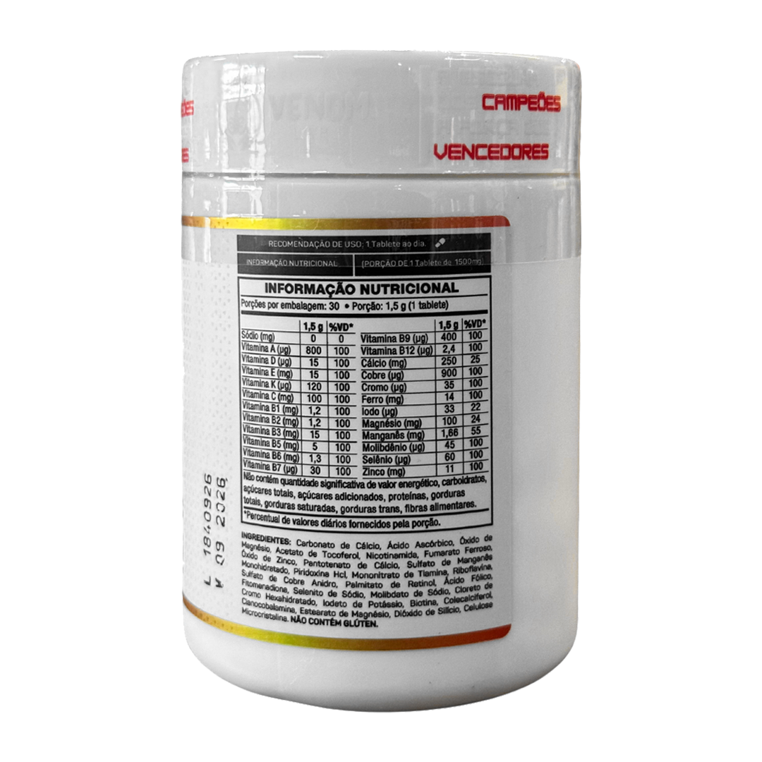 Multivitamínico Ultra Concentrado (30 Caps) Venom Labs