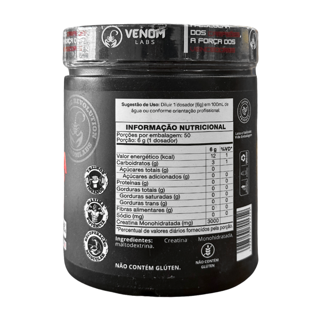 Creatina Fusion Monohidratada (300g) Venom Labs