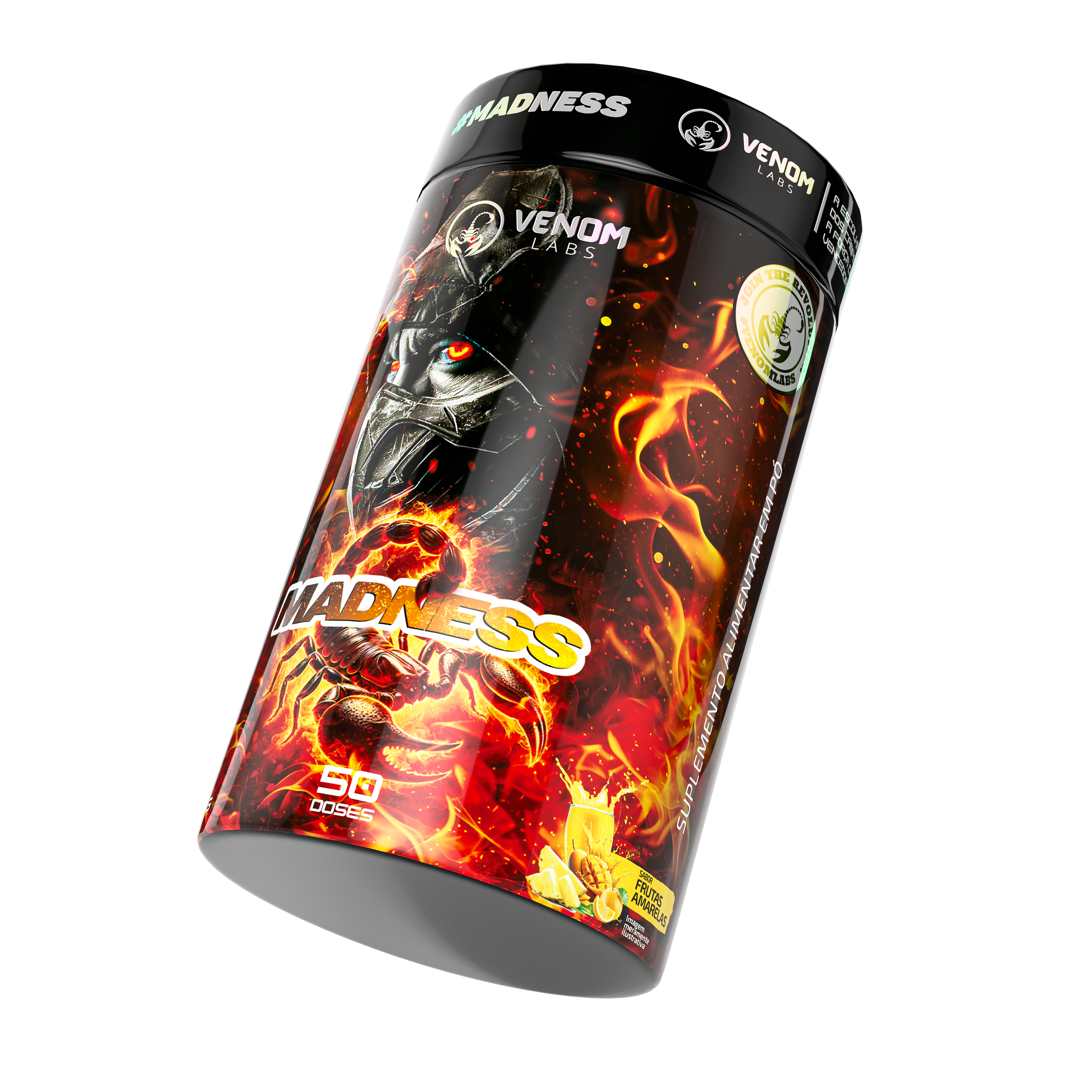 Pré-treino Madness (350g) Venom Labs - Sabor Pink Limonade