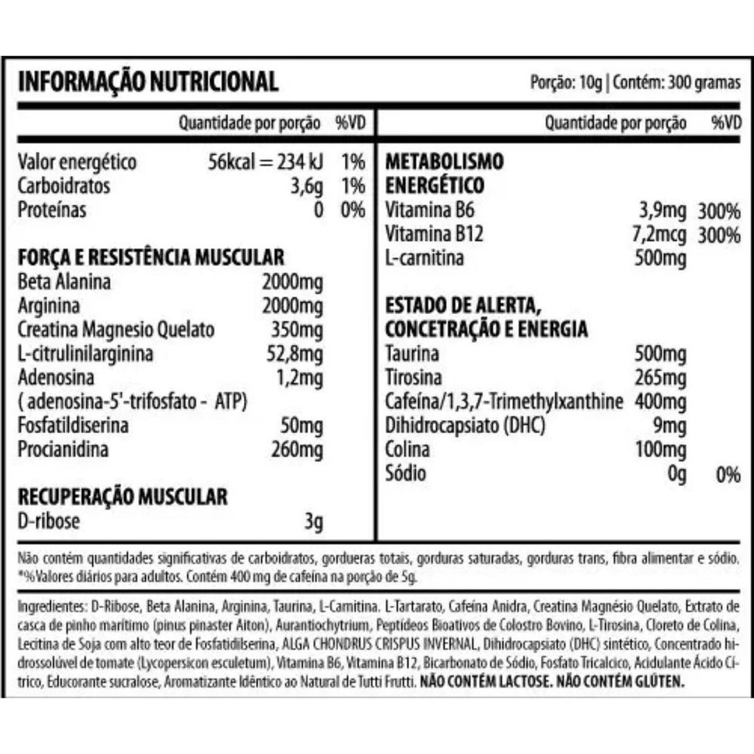 Pré-treino Crack (300g) Demons Lab - Sabor Tutti Fruit