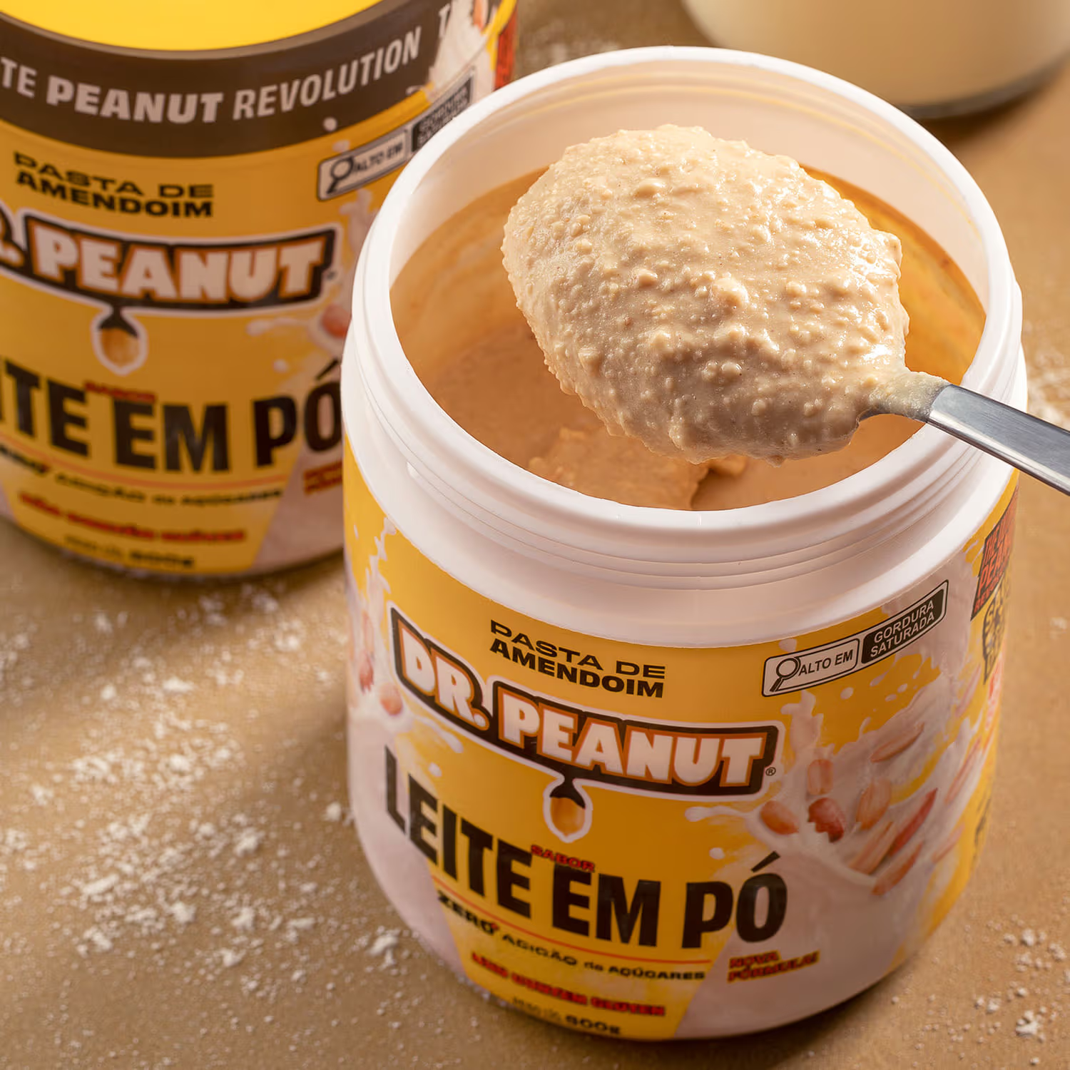 Pasta De Amendoim (600g) Dr. Peanut - Sabor Leite Em Pó