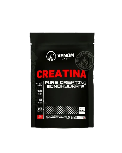 Refil Creatina 100% Monohidratada (500g) Venom Labs