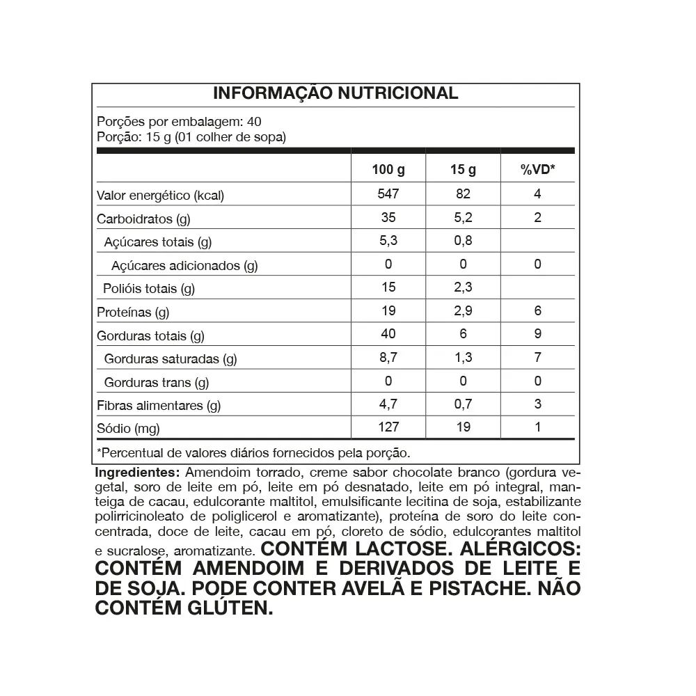 Pasta de Amendoim (600g) Nutrata - Sabor Morango