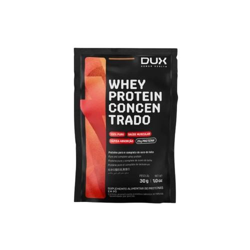 Sachê Whey Concentrado (30g) Dux Nutrition - Sabor Cappuccino