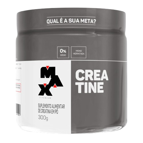 Creatina 100% Monohidratada (300g) Max Titanium