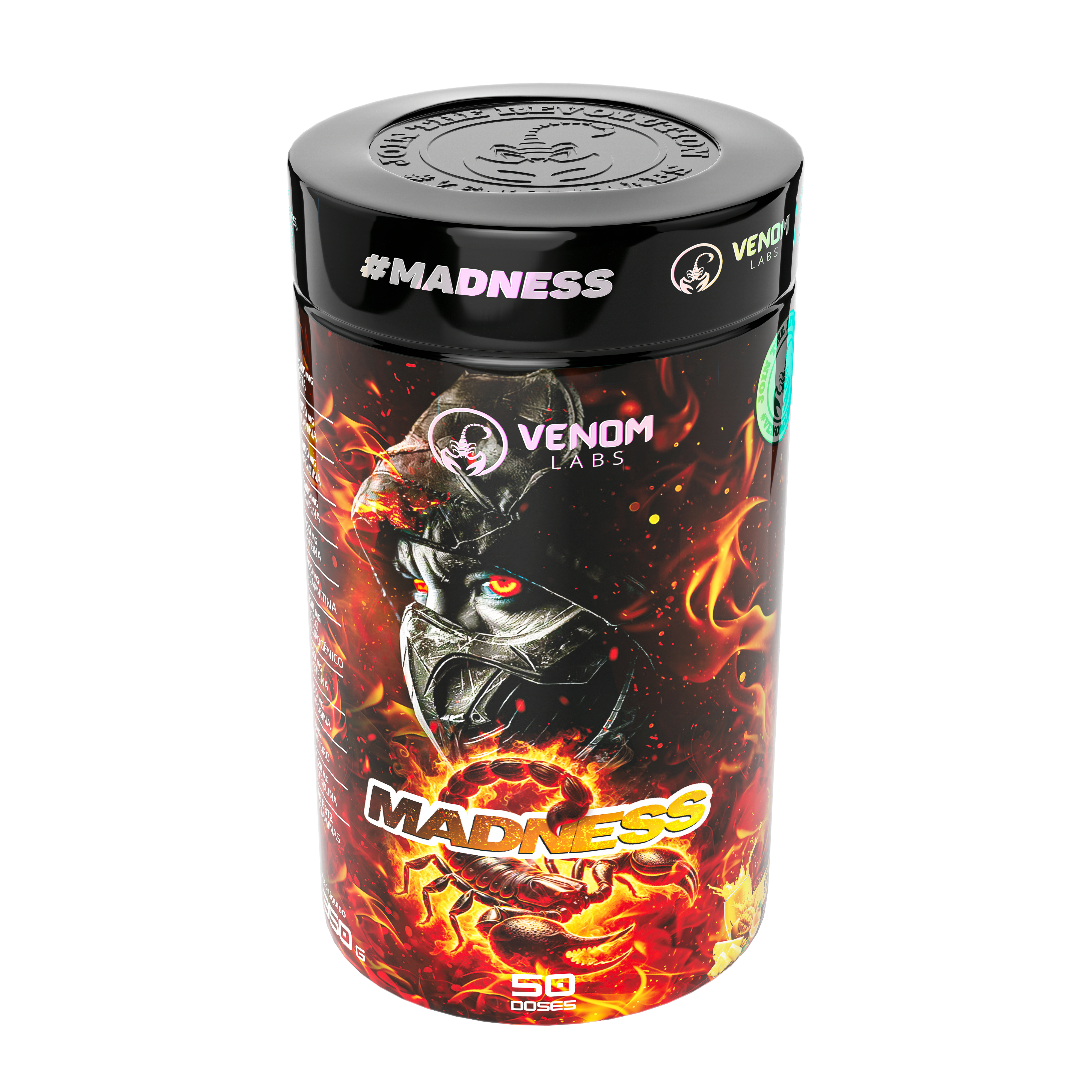 Pré-treino Madness (350g) Venom Labs - Sabor Pink Limonade