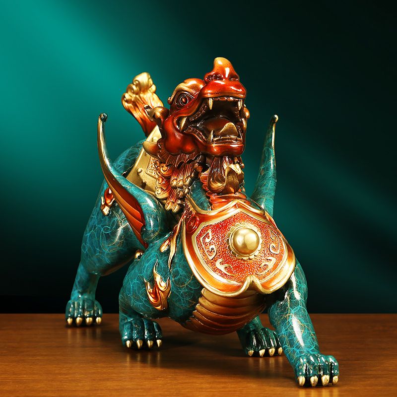 Bronze Pixiu Statue – Feng Shui Wealth & Protection Decor