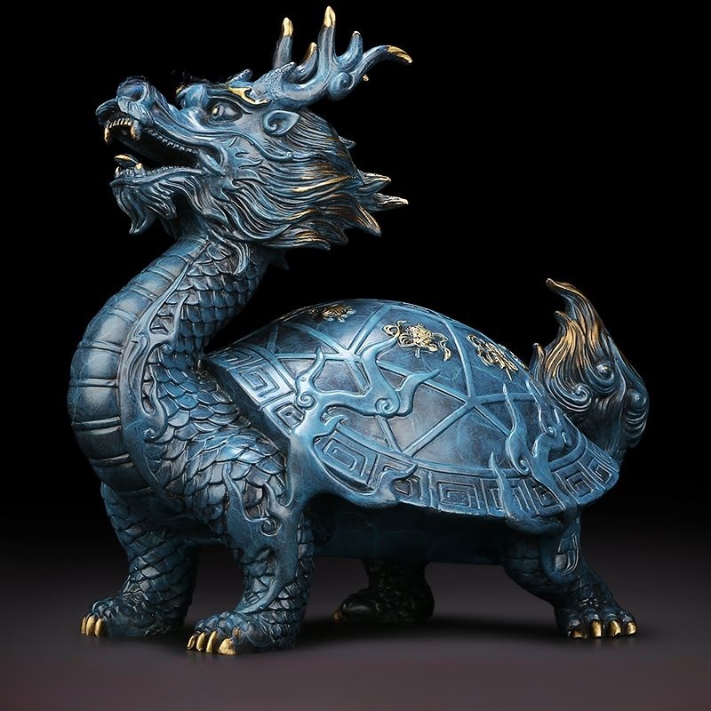 Dragon Turtle Statue – Feng Shui Symbol of Prosperity & Protection