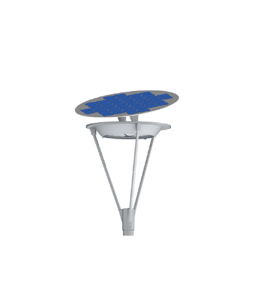 All In One Solar Park and Garden Luminaire 40W/6000 lm
