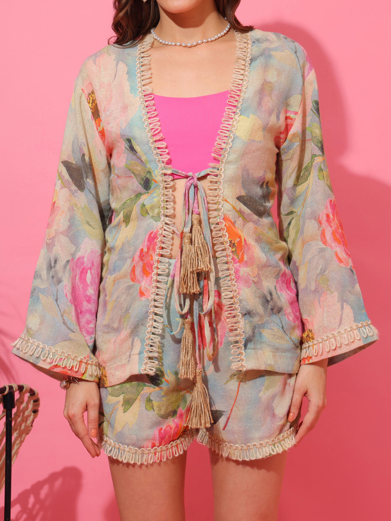 Floral Print Lounge Set