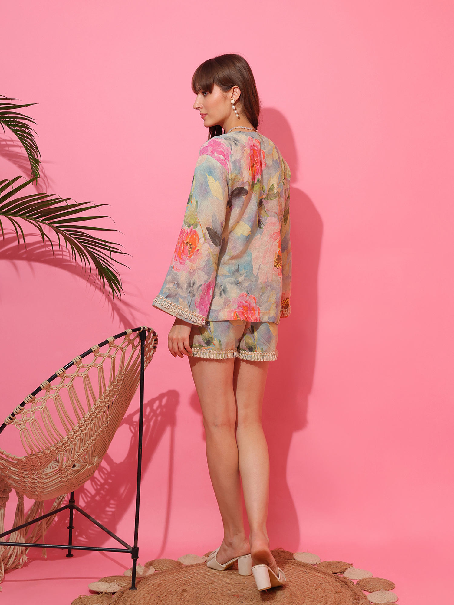 Floral Print Lounge Set