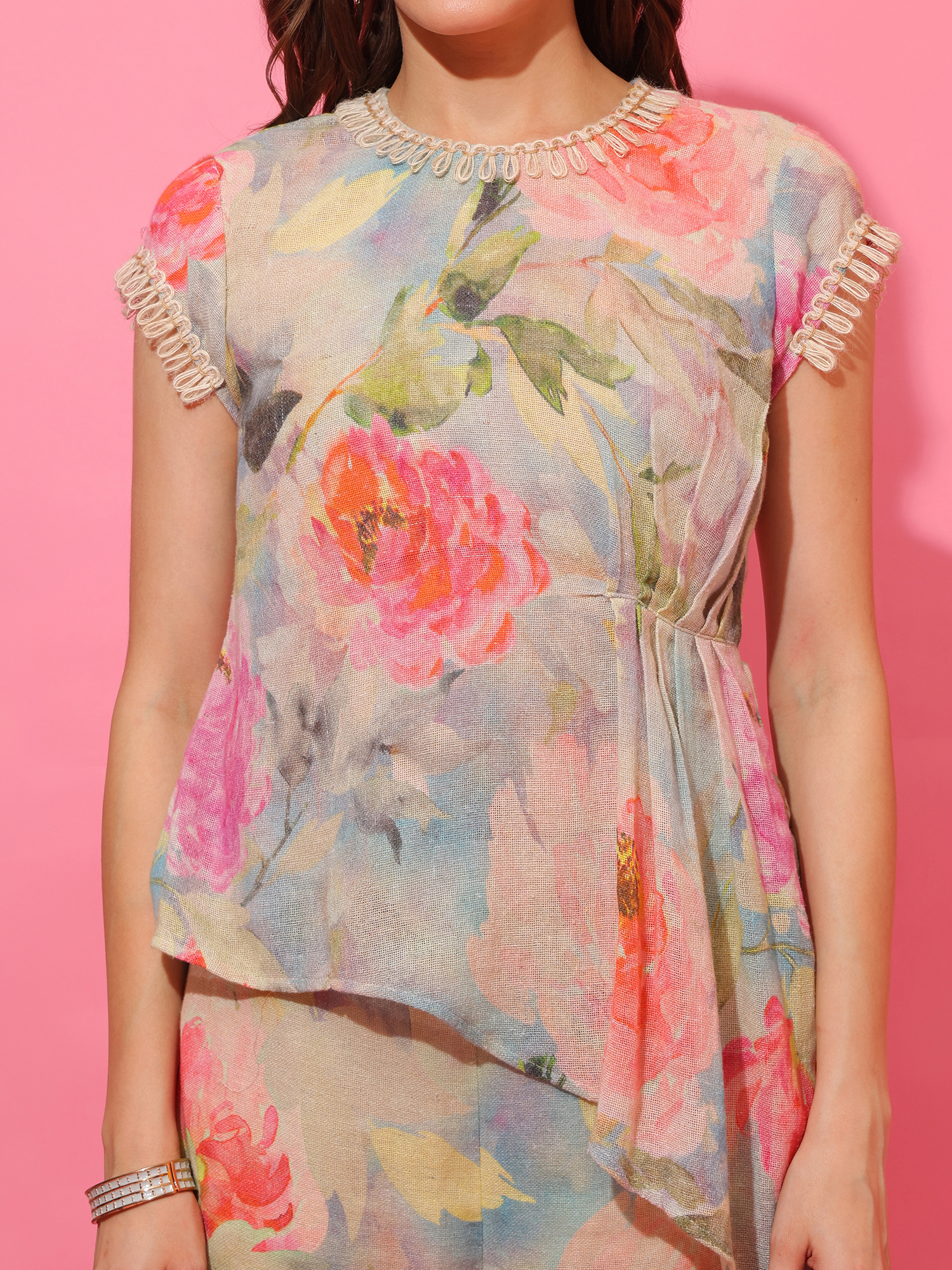 Floral Print Two-Piece Set