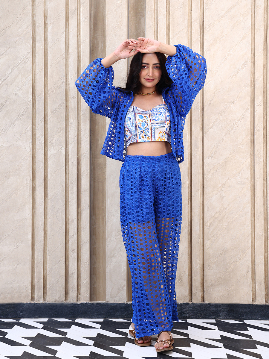 Blue Circle 3 Piece