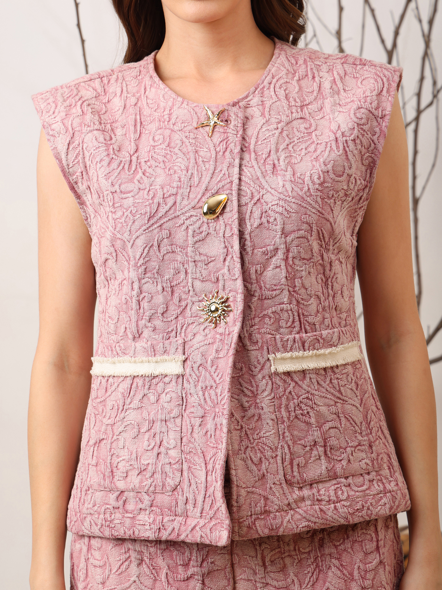 Textured Two-Piece Set