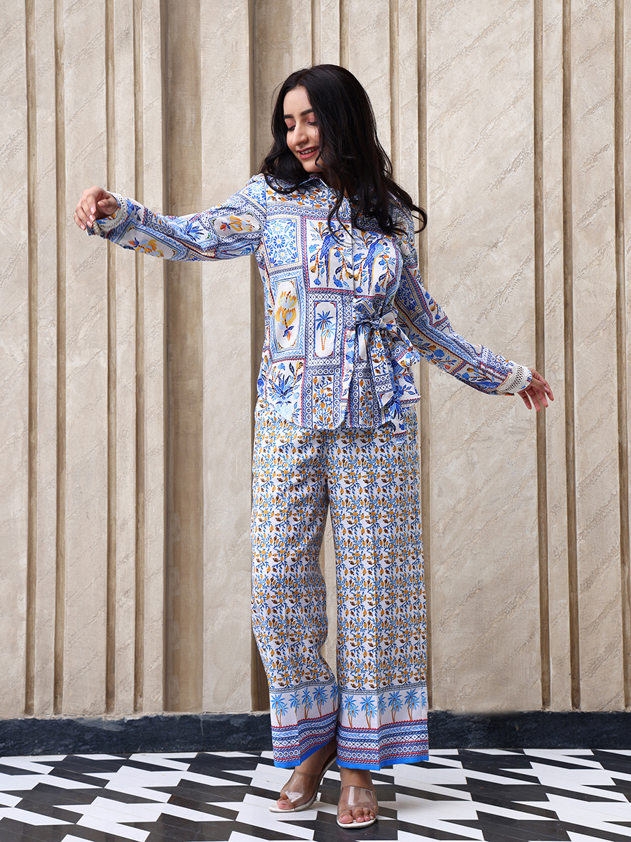 Printed two-piece set