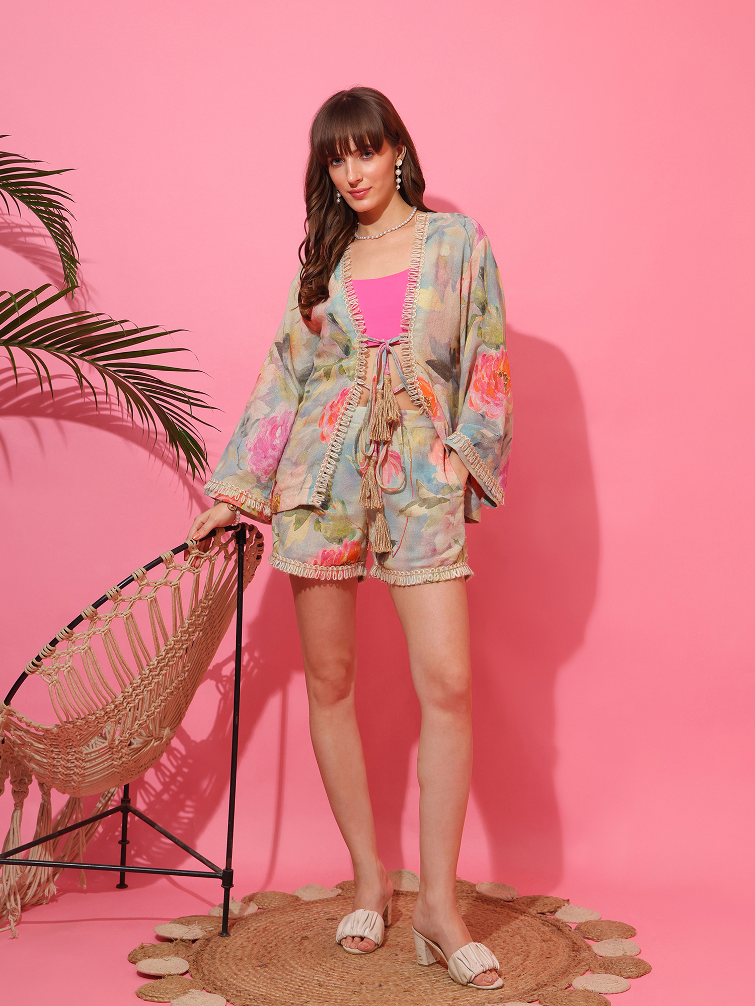 Floral Print Lounge Set