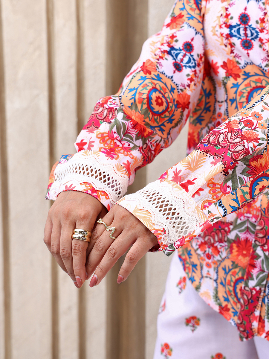 Printed Two-Piece Outfit