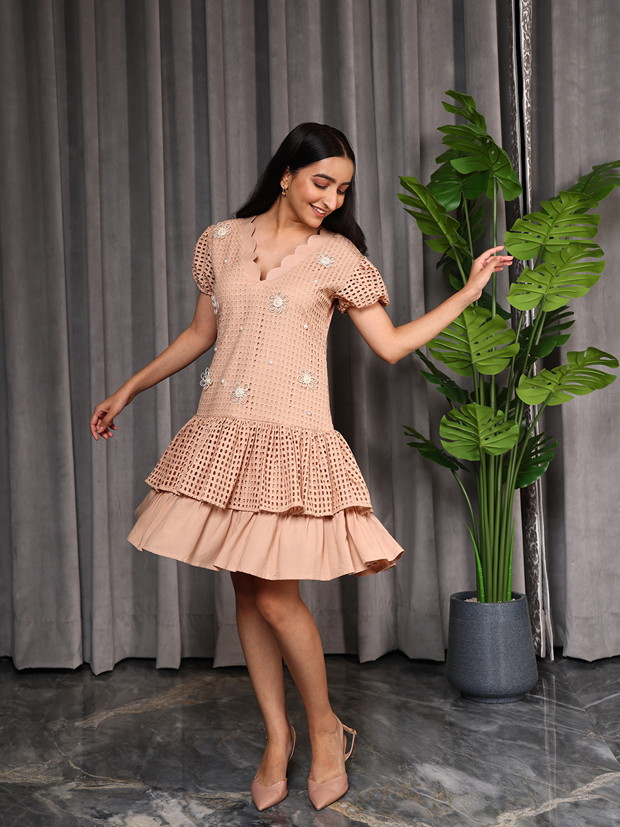 Crochet Layered Dress