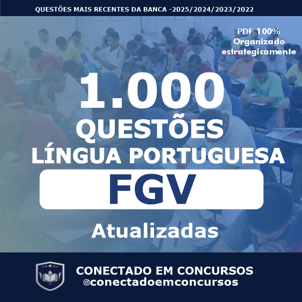 1.000 Questões Língua Portuguesa FGV+Gabrito