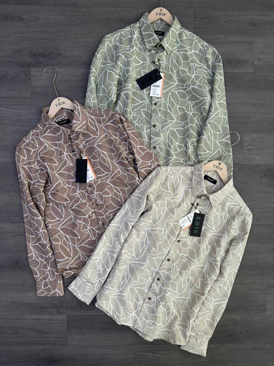 Men's floral printed shirts