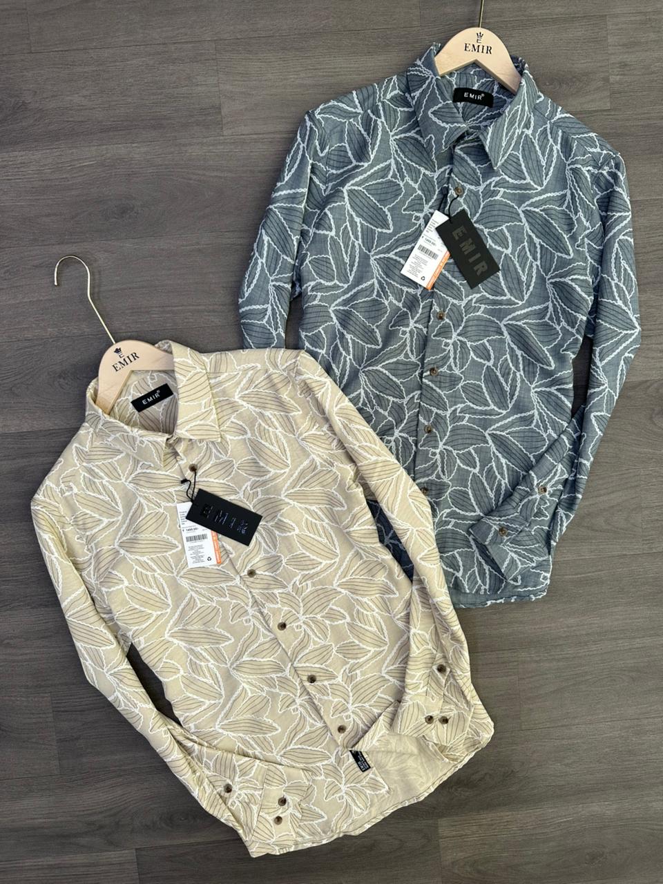 Printed Long Sleeve Shirts
