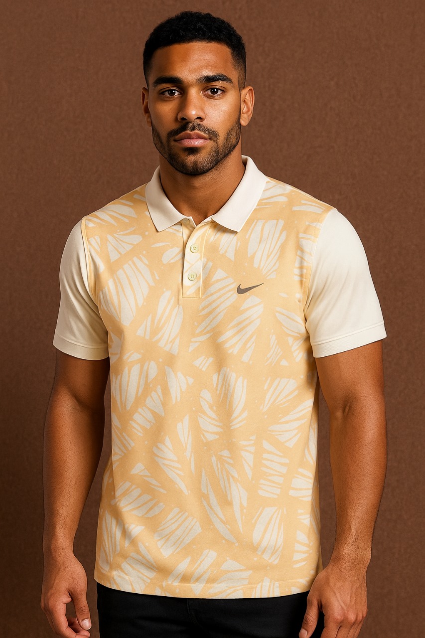 Nike Patterned Polo Shirt