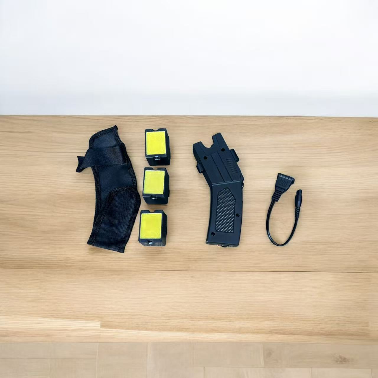 Self-Defense Heavy Duty Stun Gun for Men & Women,15 Foot Range,1.80 µC Painful Charge,LED Flashlight,Safety Switch