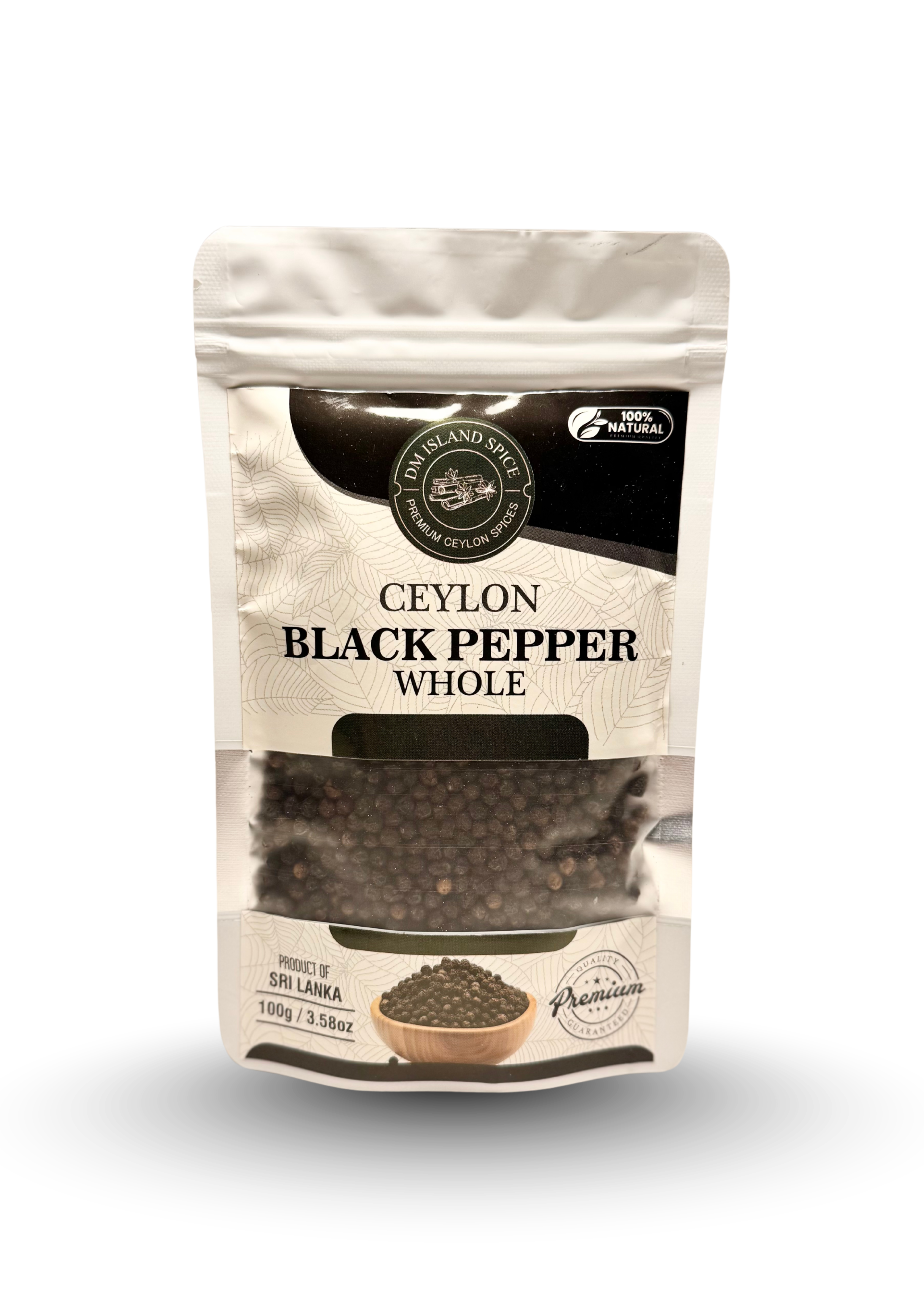 Black Pepper Whole | 100g | 3.5oz