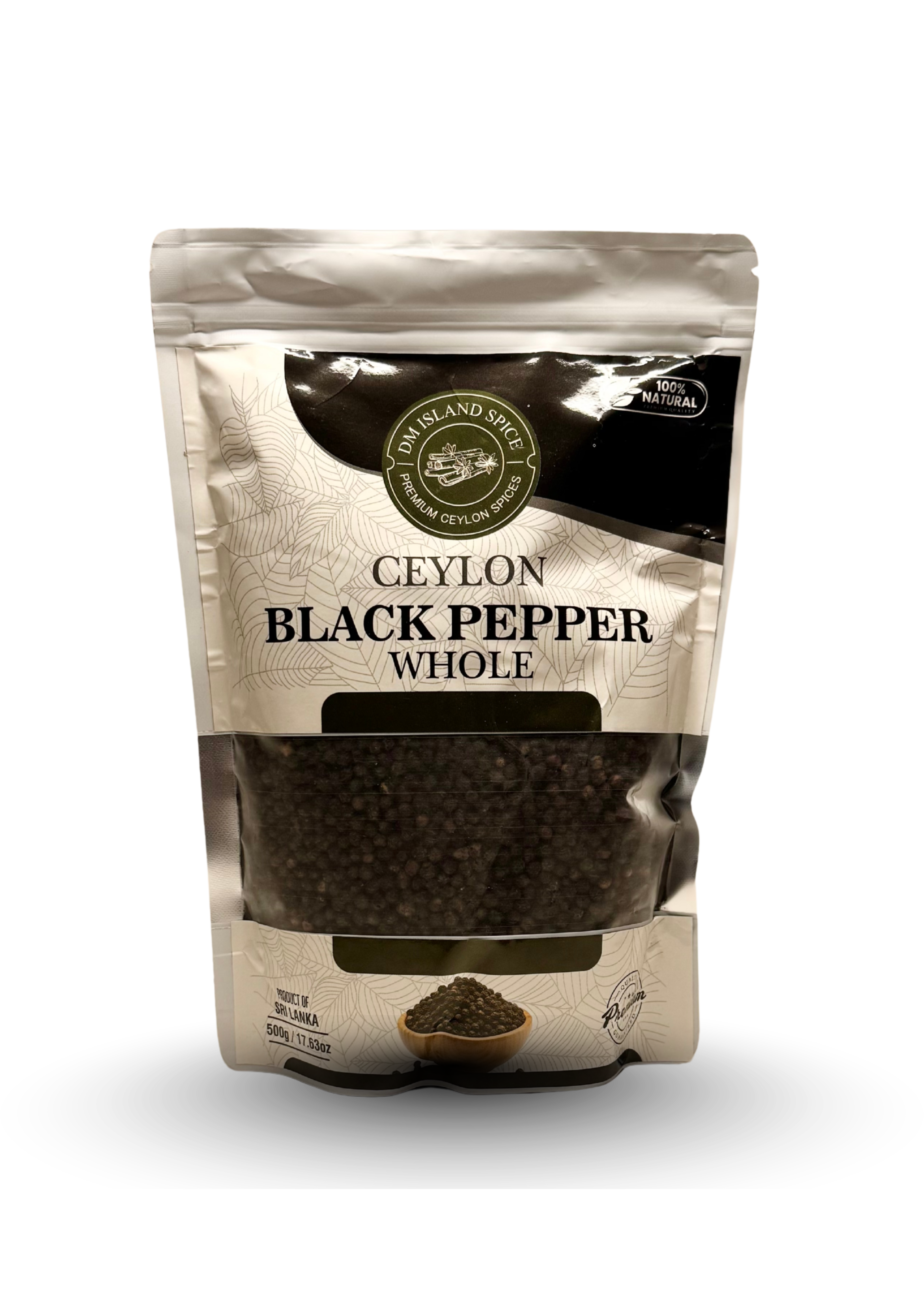 Black Pepper Whole | 500g | 17.63oz