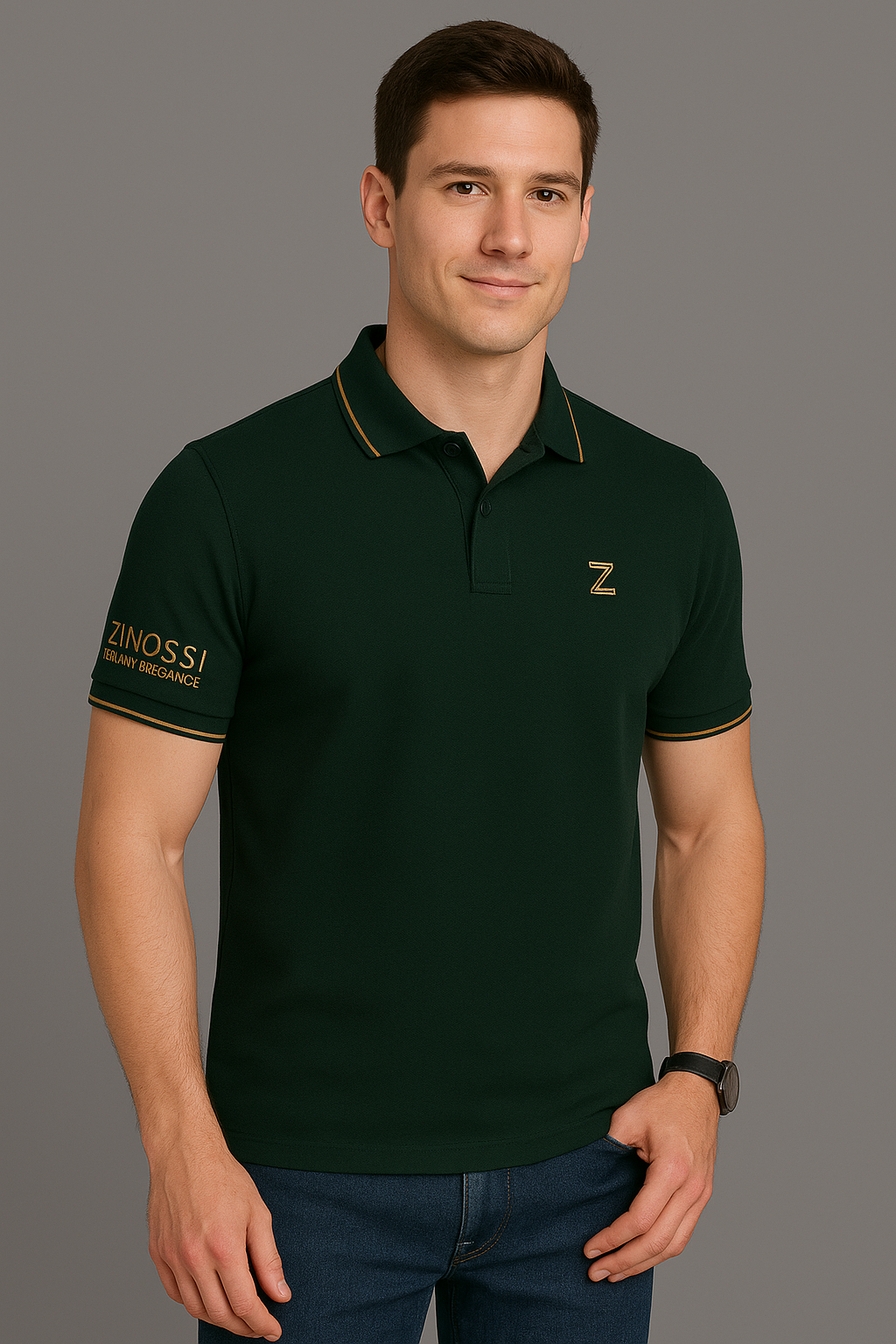 Zinossi Premium Polo Shirt - Dark Green
