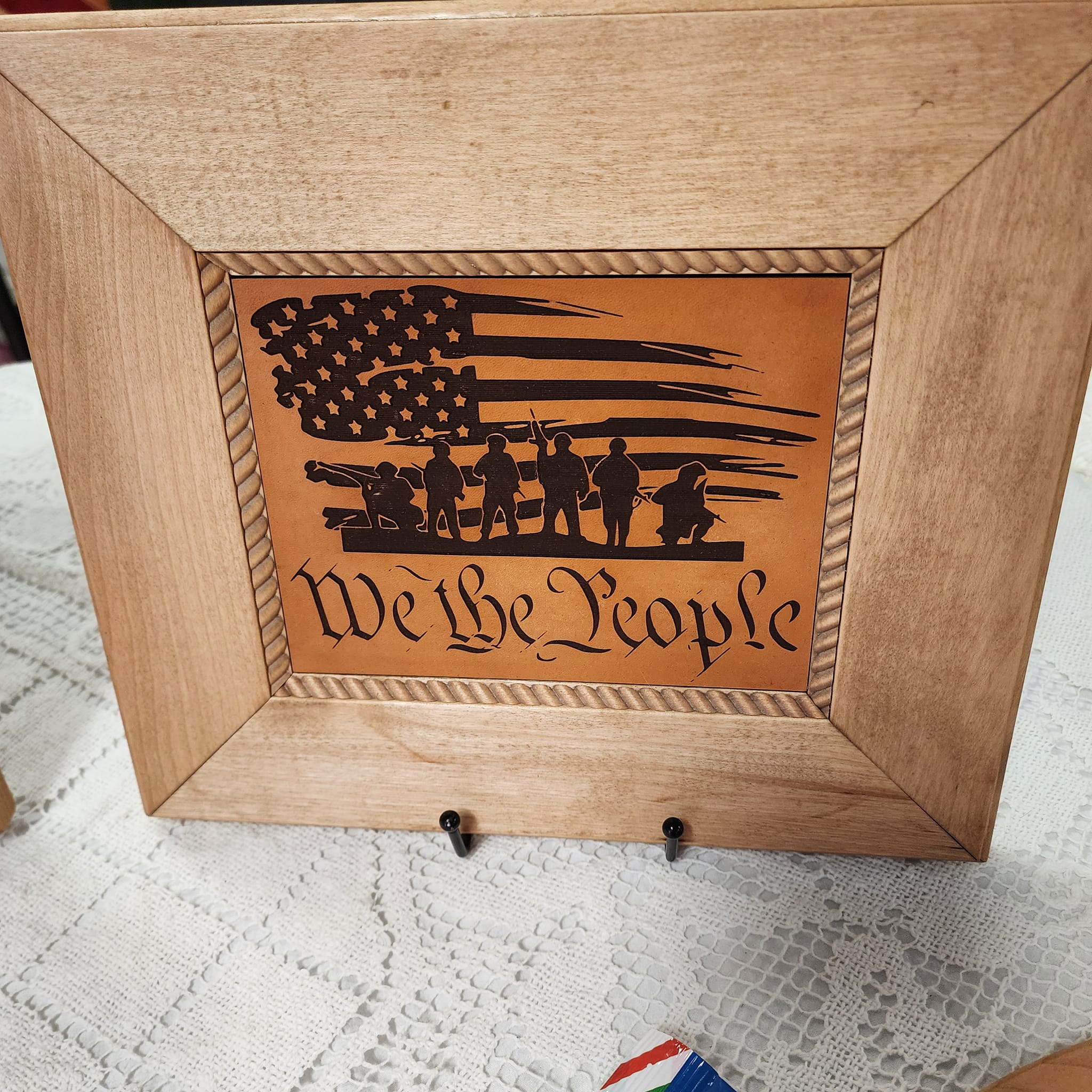 Set of 3 Laser Engraved Wooden Memorial Plaque