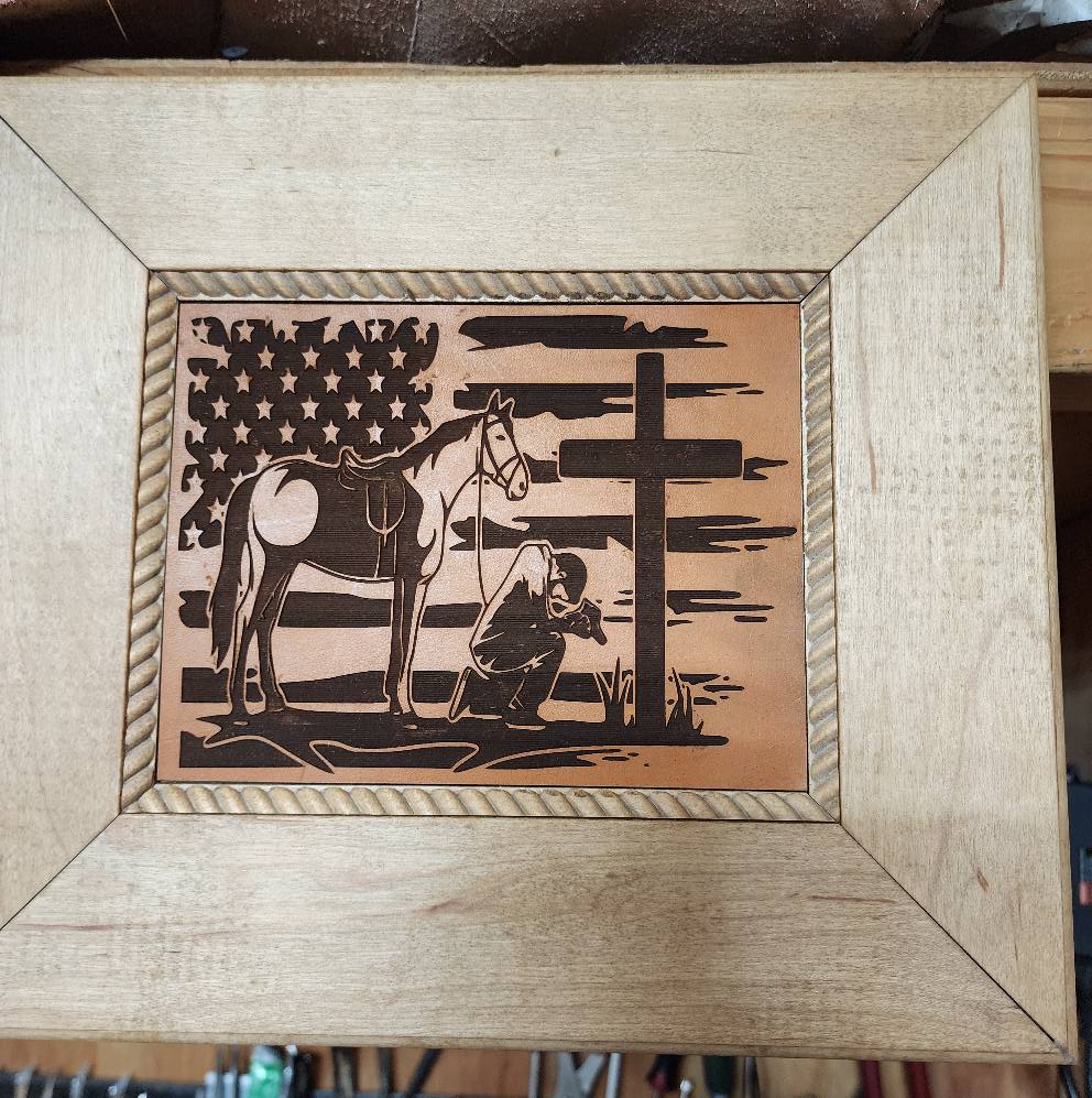 Set of 3 Laser Engraved Wooden Memorial Plaque