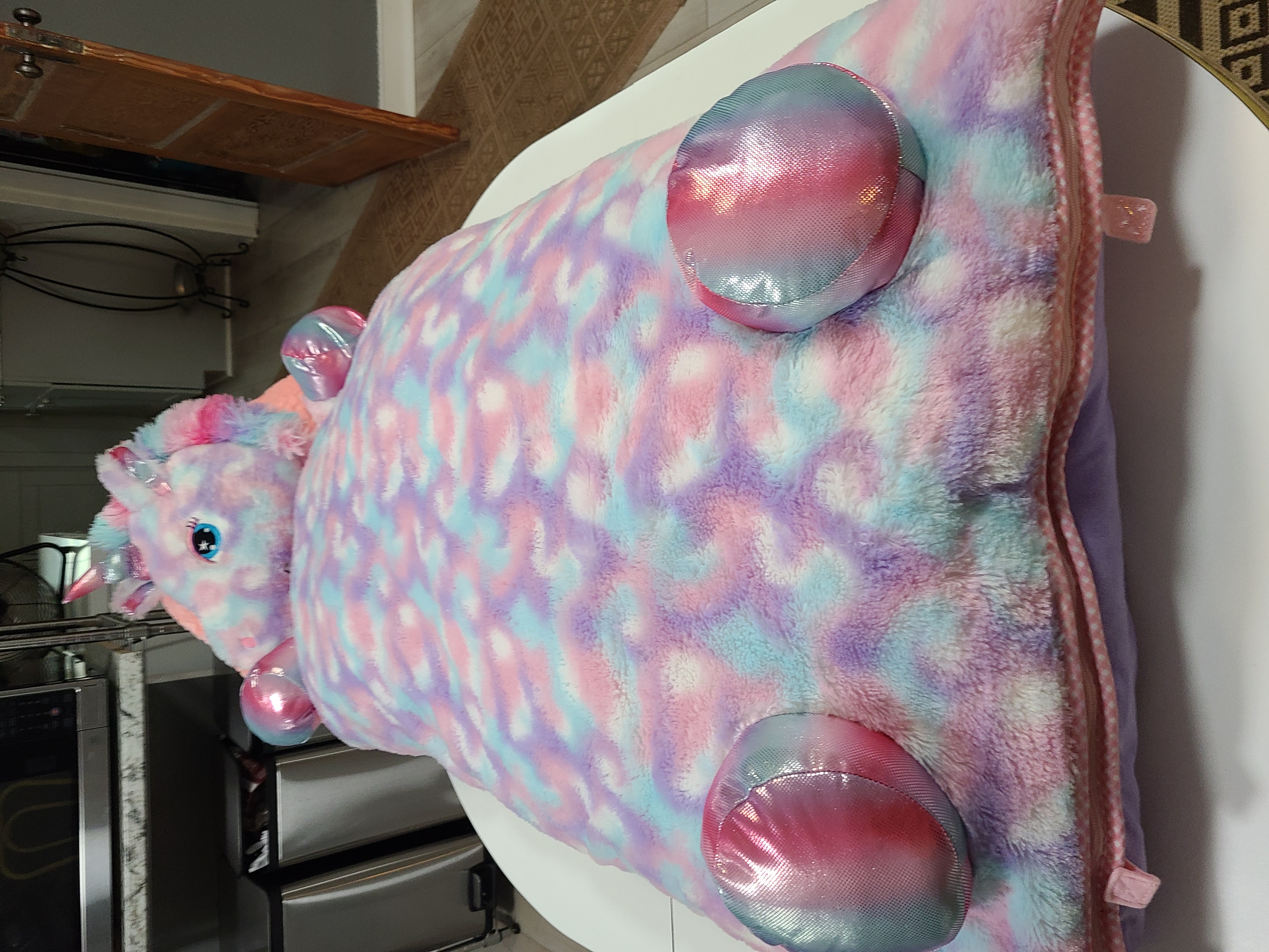 Babies Plush Unicorn Dog Bed