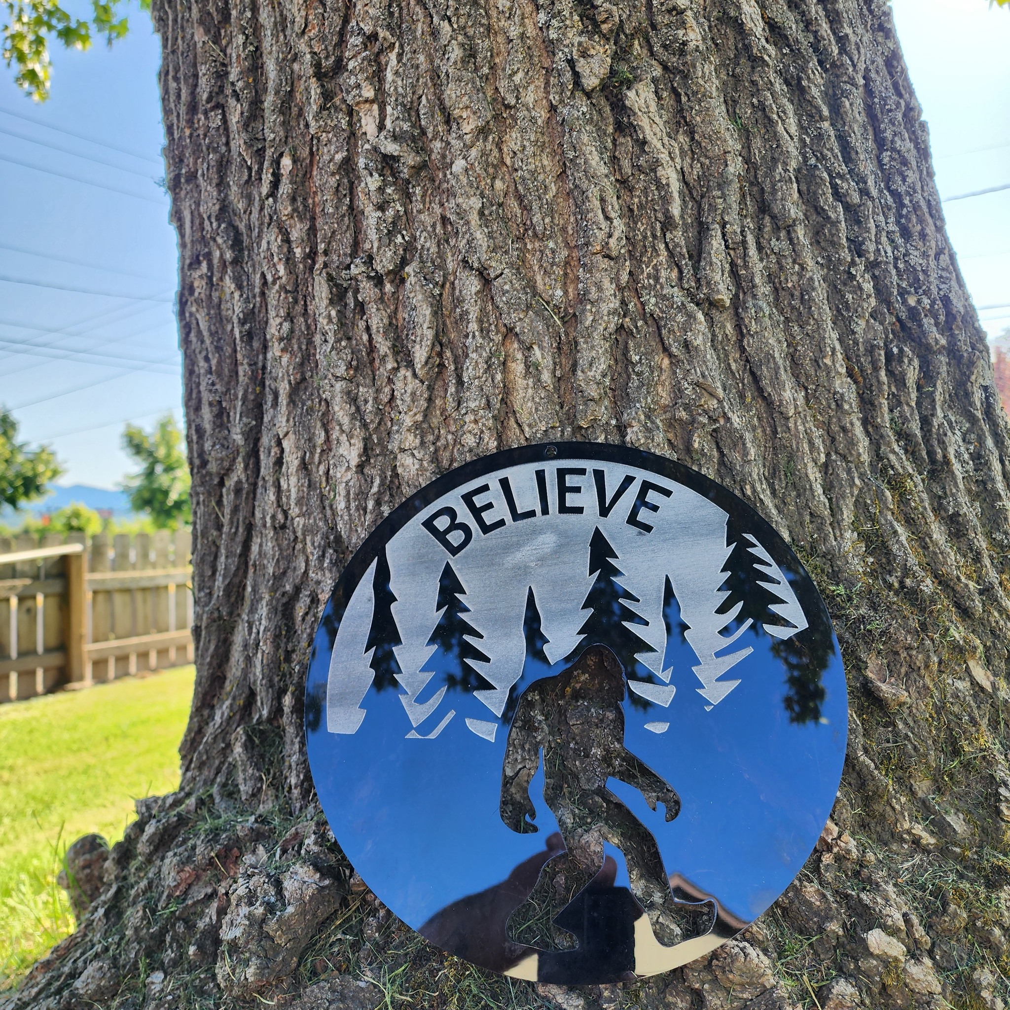 Bigfoot Believe Acrylic Wall Art