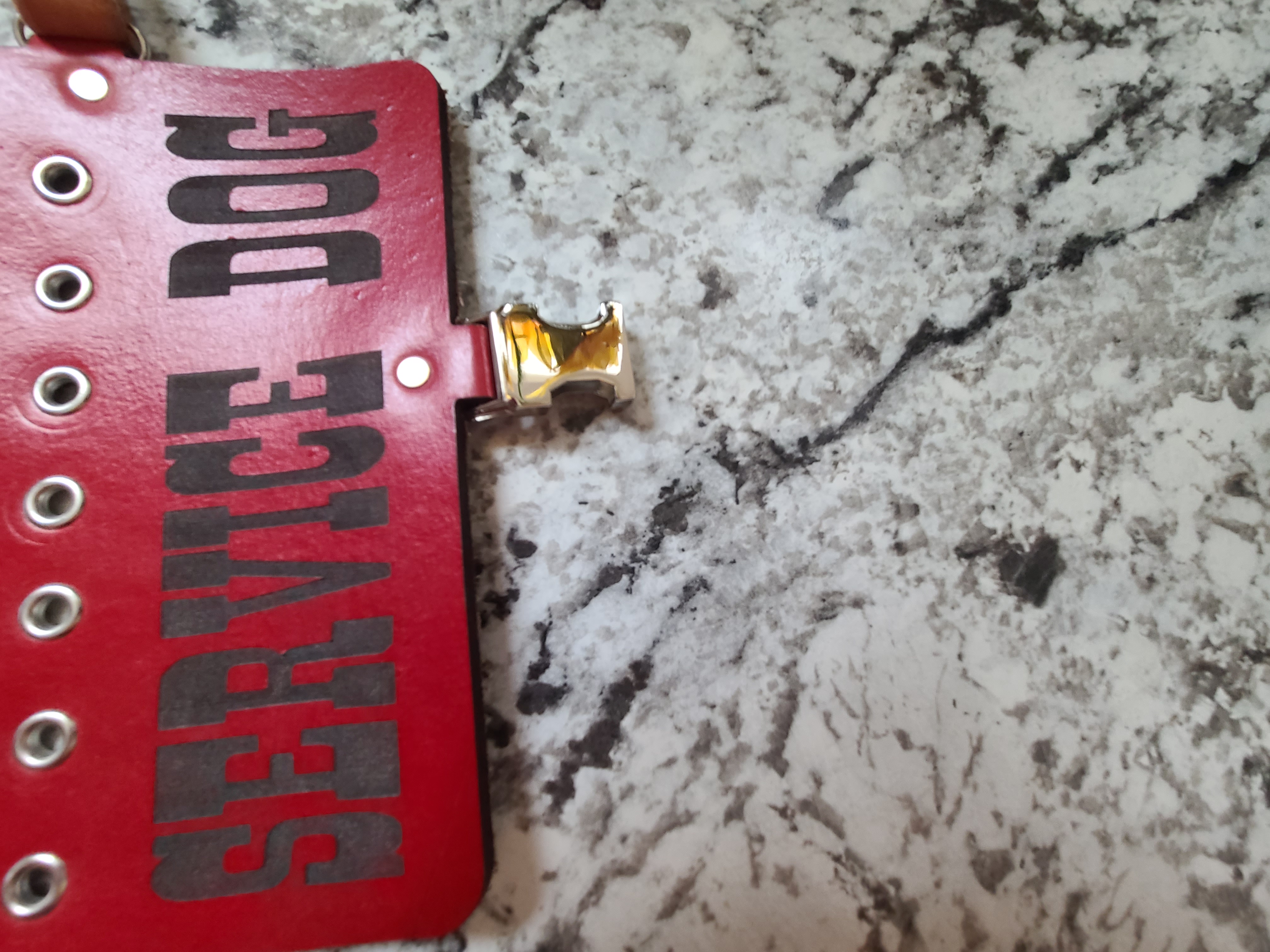 Leather Service Dog Vest