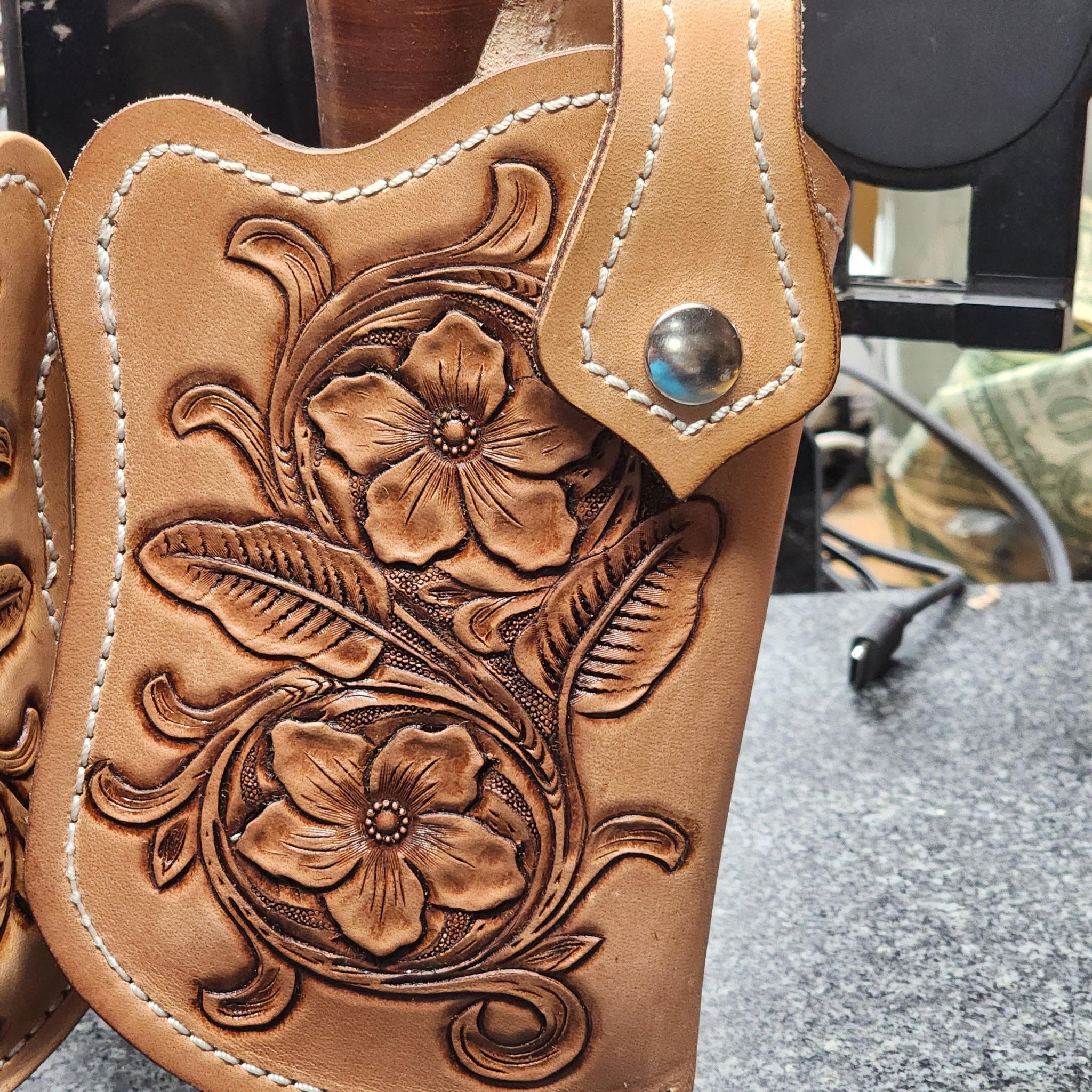 Handcrafted Leather Cell Phone Holsters