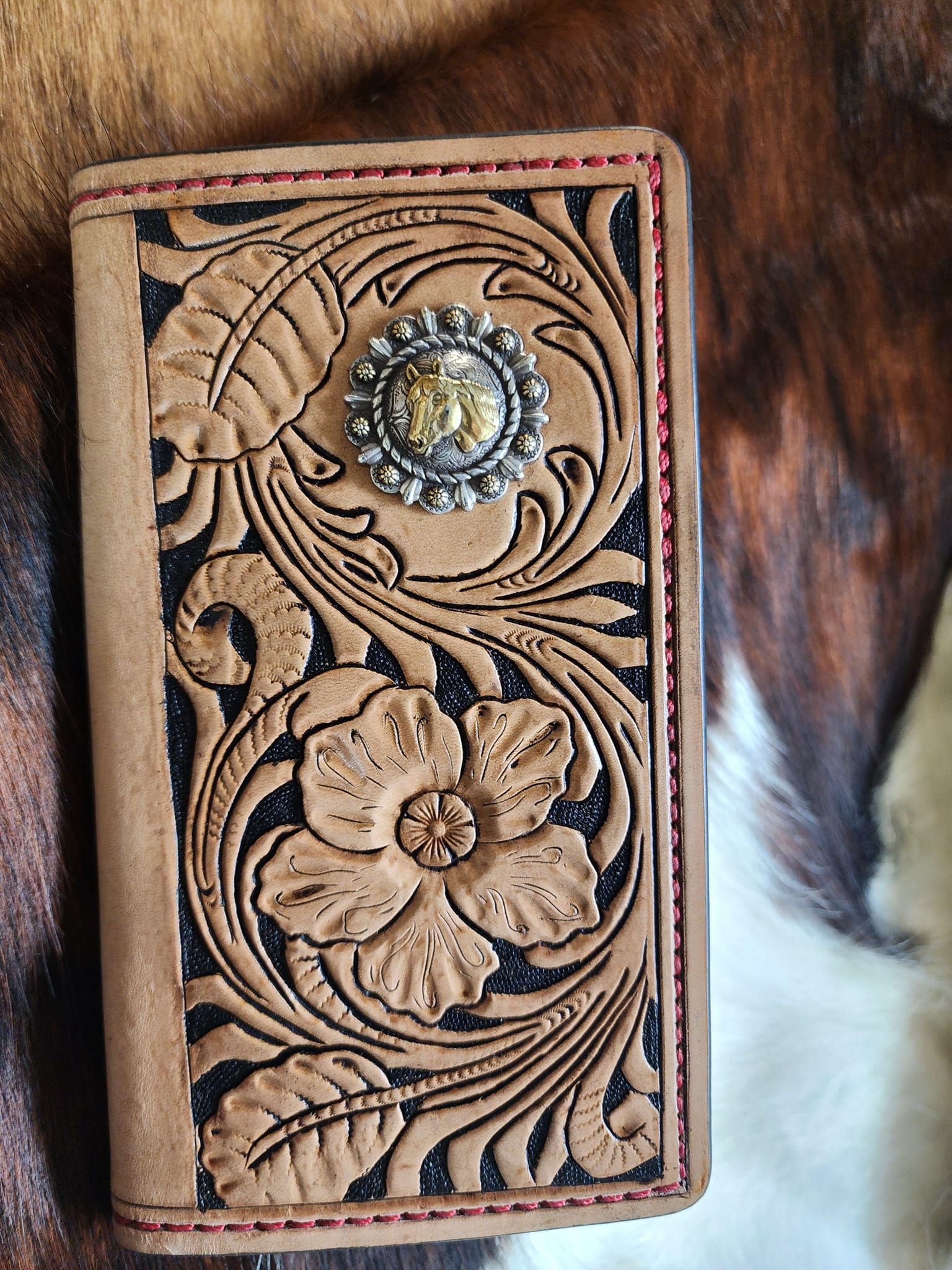 Custom Tooled Leather Wallet