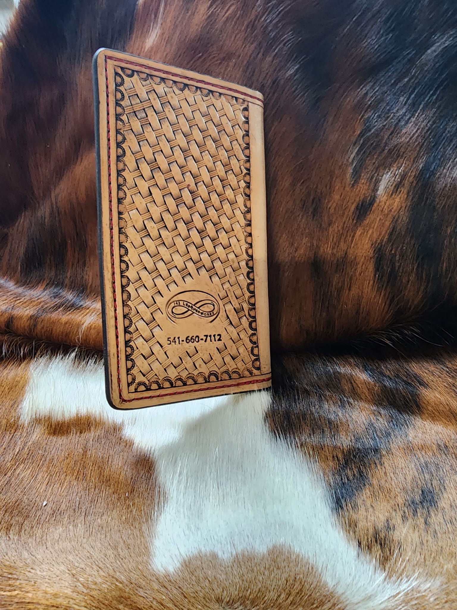 Custom Tooled  Leather Wallet