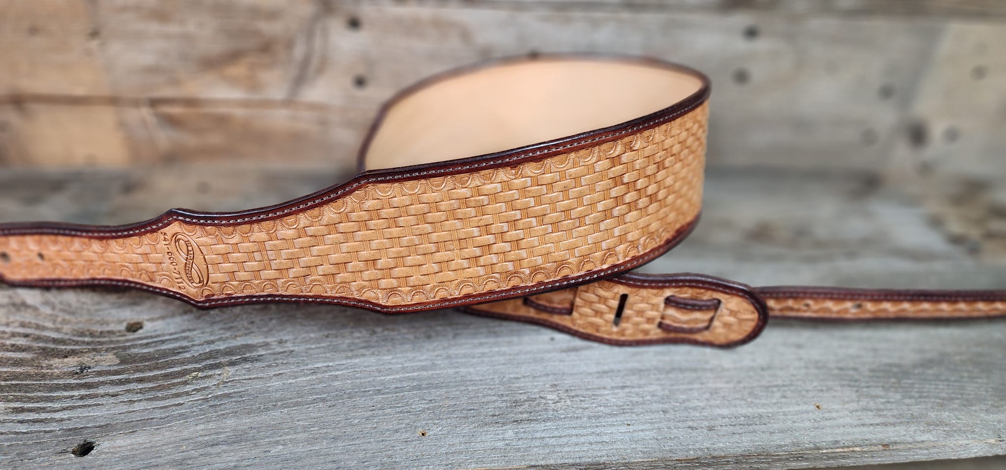 Handcrafted Leather Guitar Strap