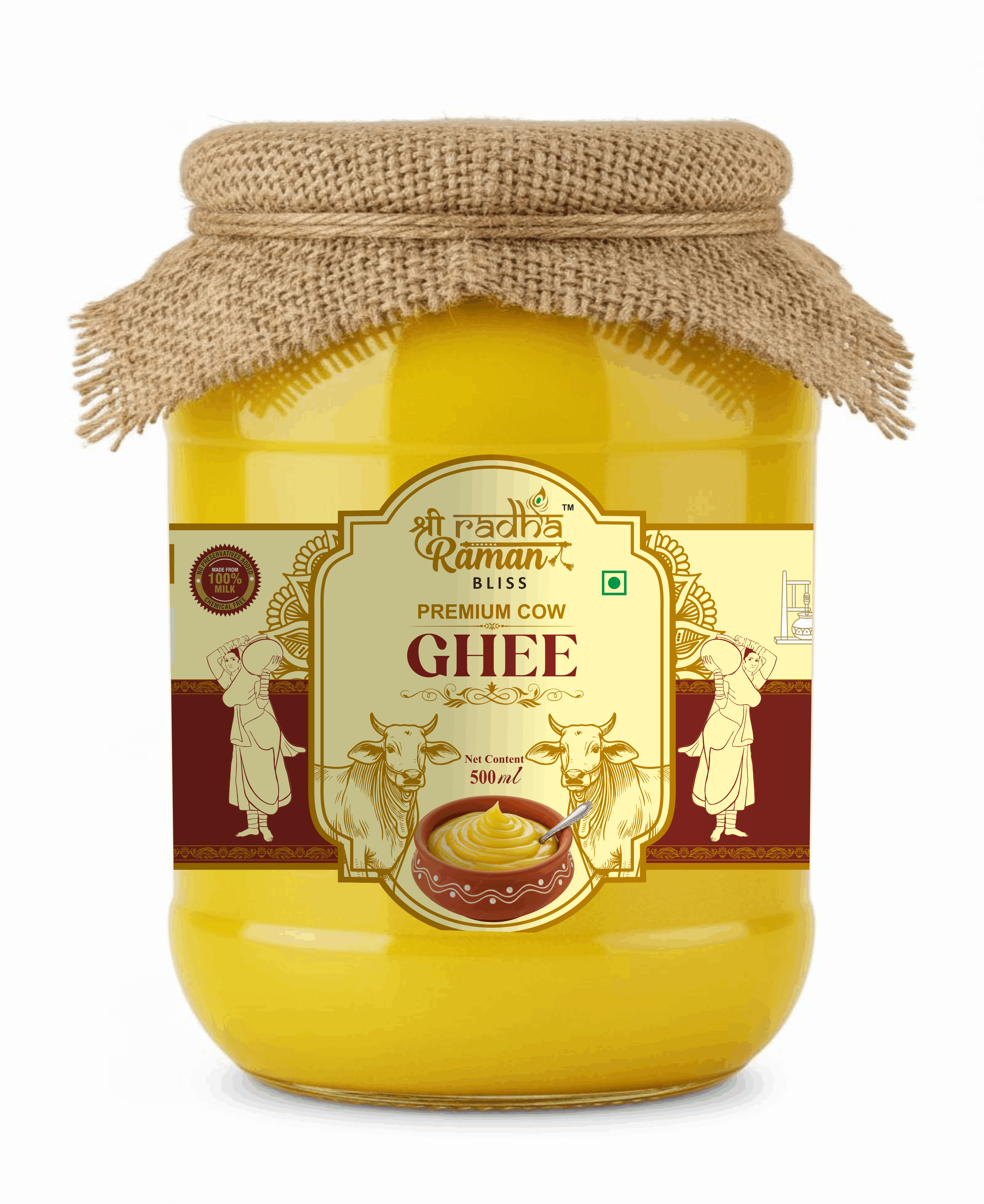 🌿 Premium Cow Ghee 500 ml
