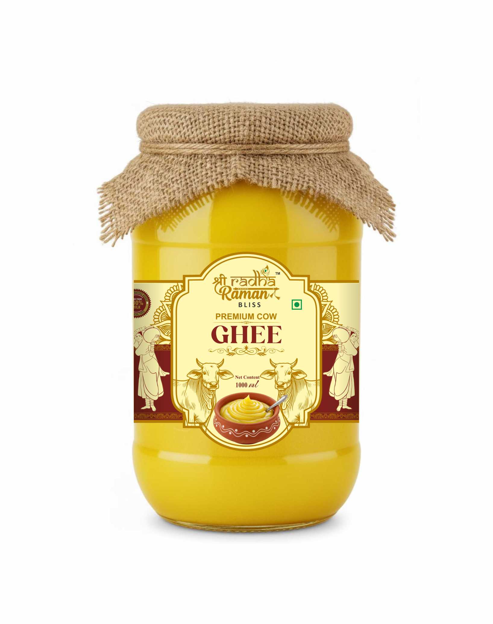 🌿 Premium Cow Ghee 1000 ml