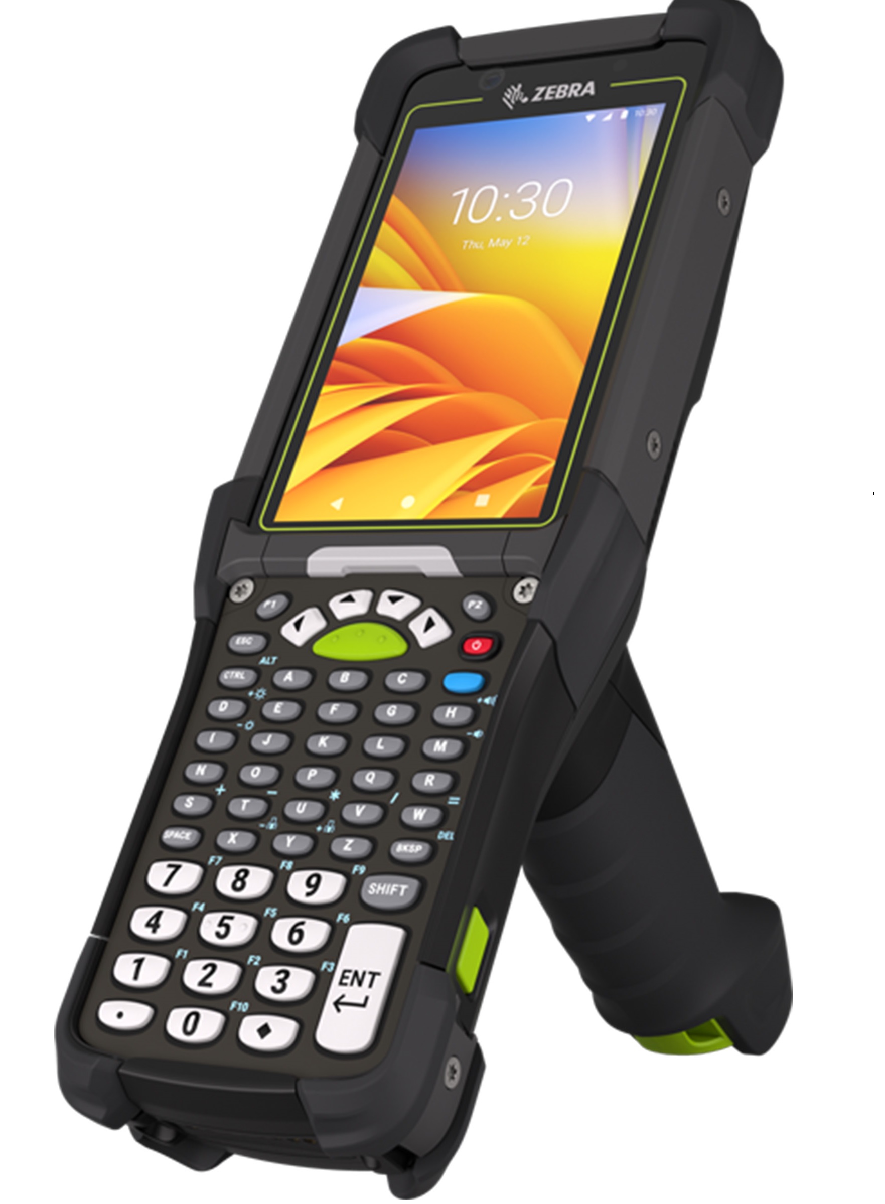 Zebra MC930P-GSEDG4NA Mobile Computer – Pistol-Grip, Long-Range 1D/2D Scanner, 53-Key Keypad, 4 GB RAM, 32 GB Flash, Android 8.1 GMS, Rugged Design