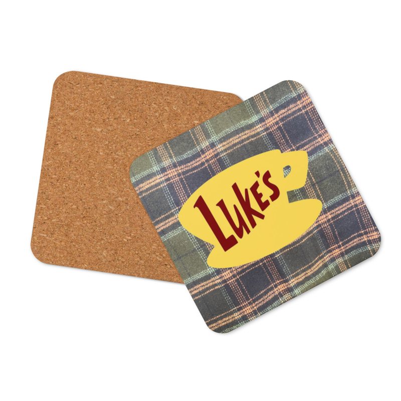 Luke’s Diner Plaid Coaster Green