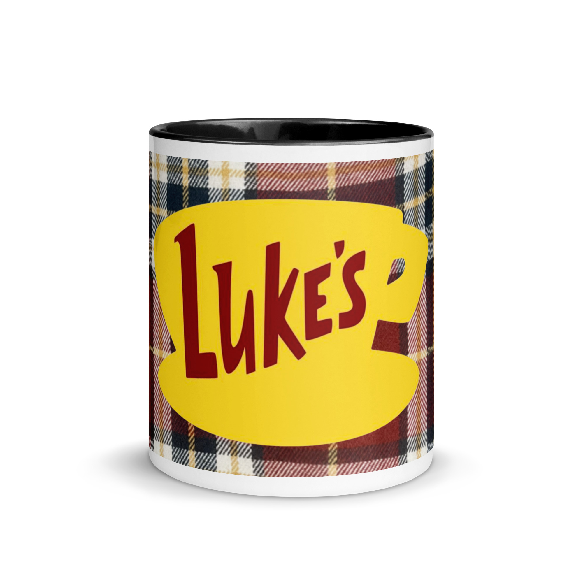 Luke’s Red Plaid Mug