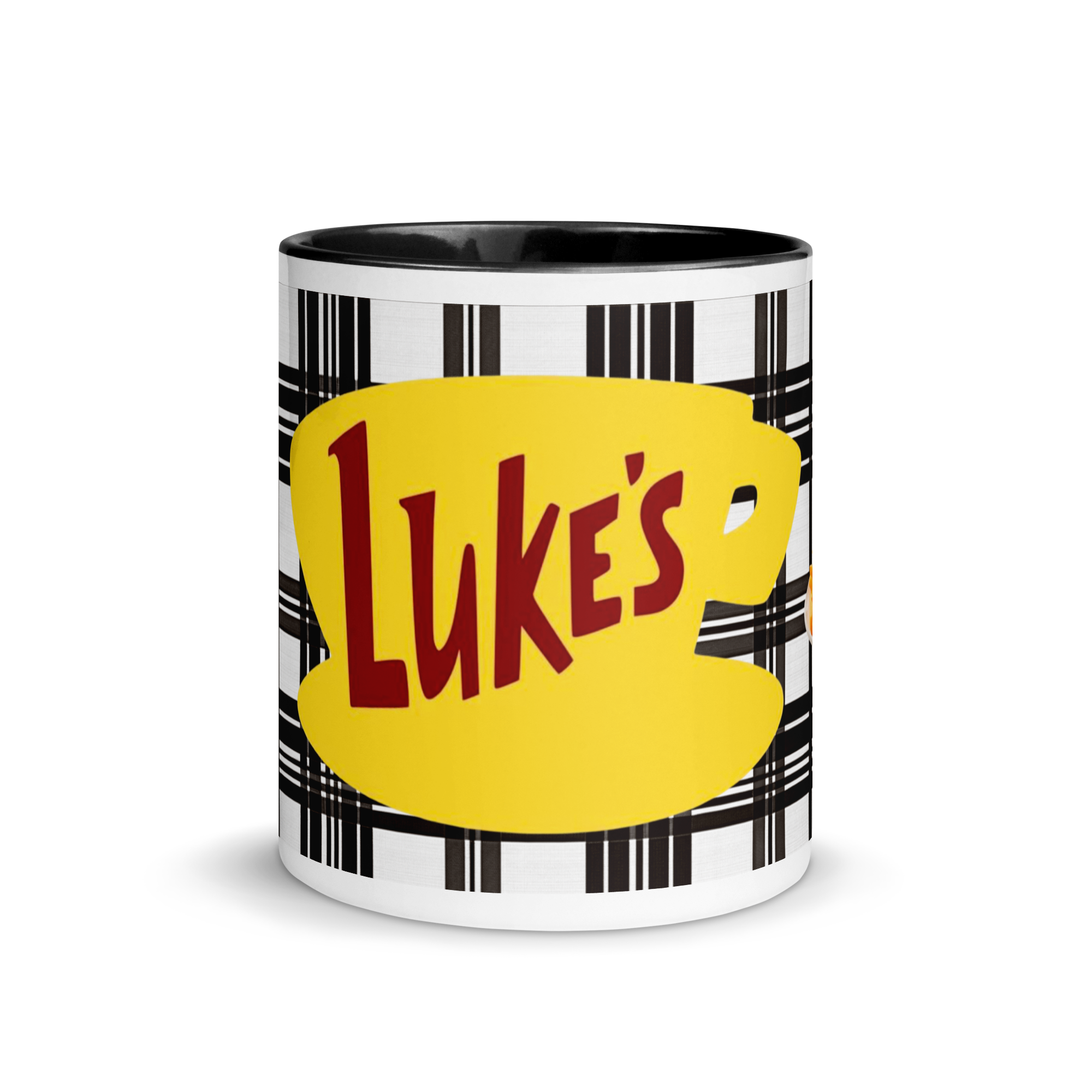 Luke’s black mug