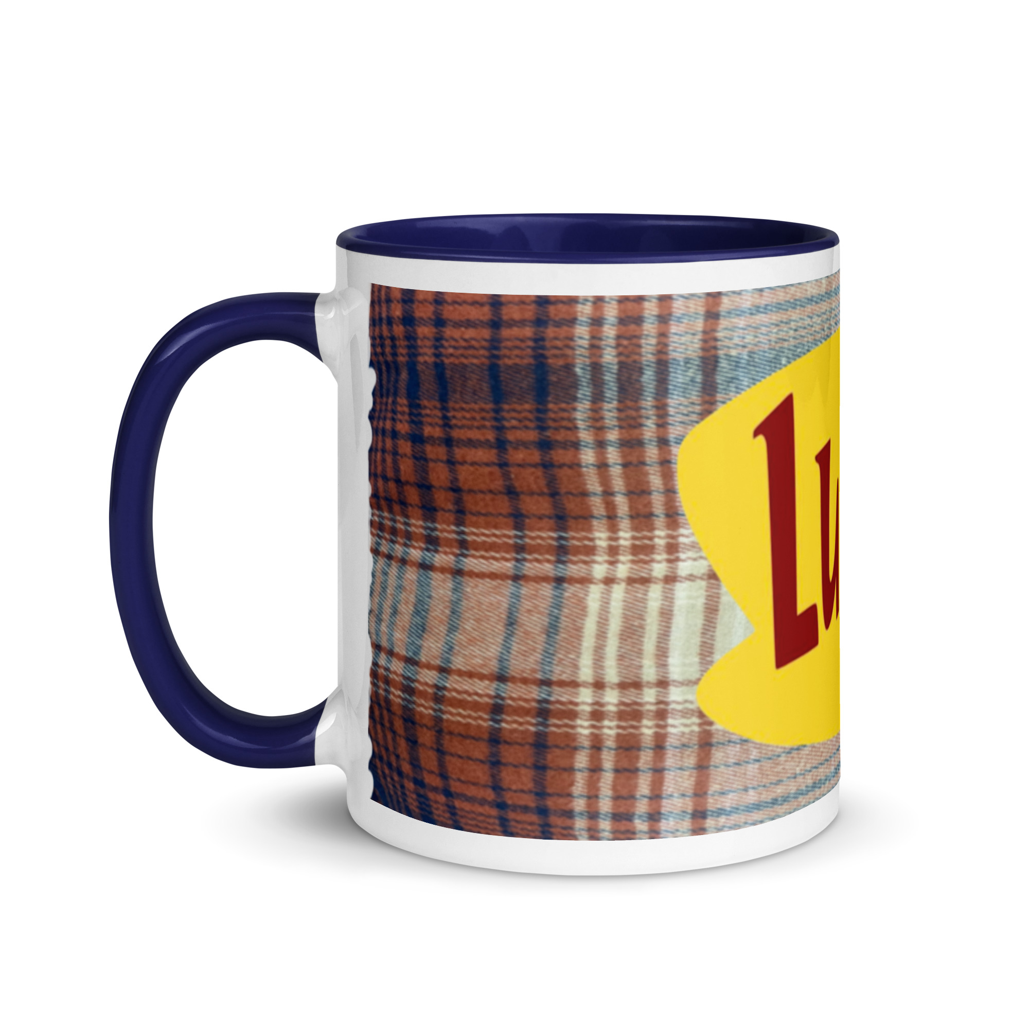 Luke’s Orange Plaid Mug