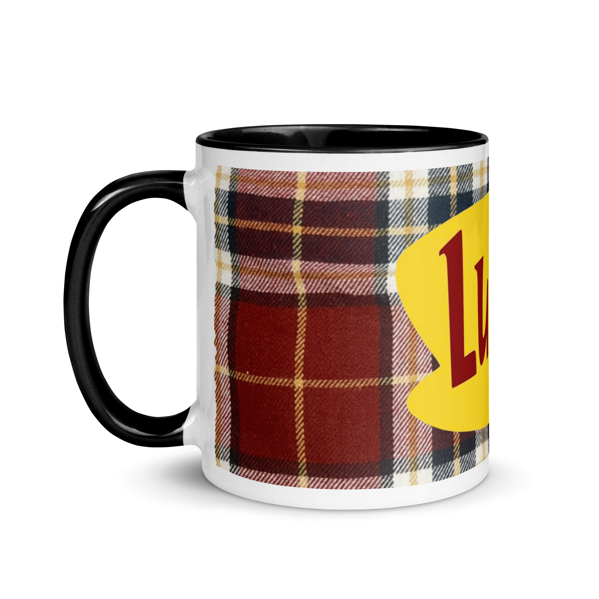 Luke’s Red Plaid Mug