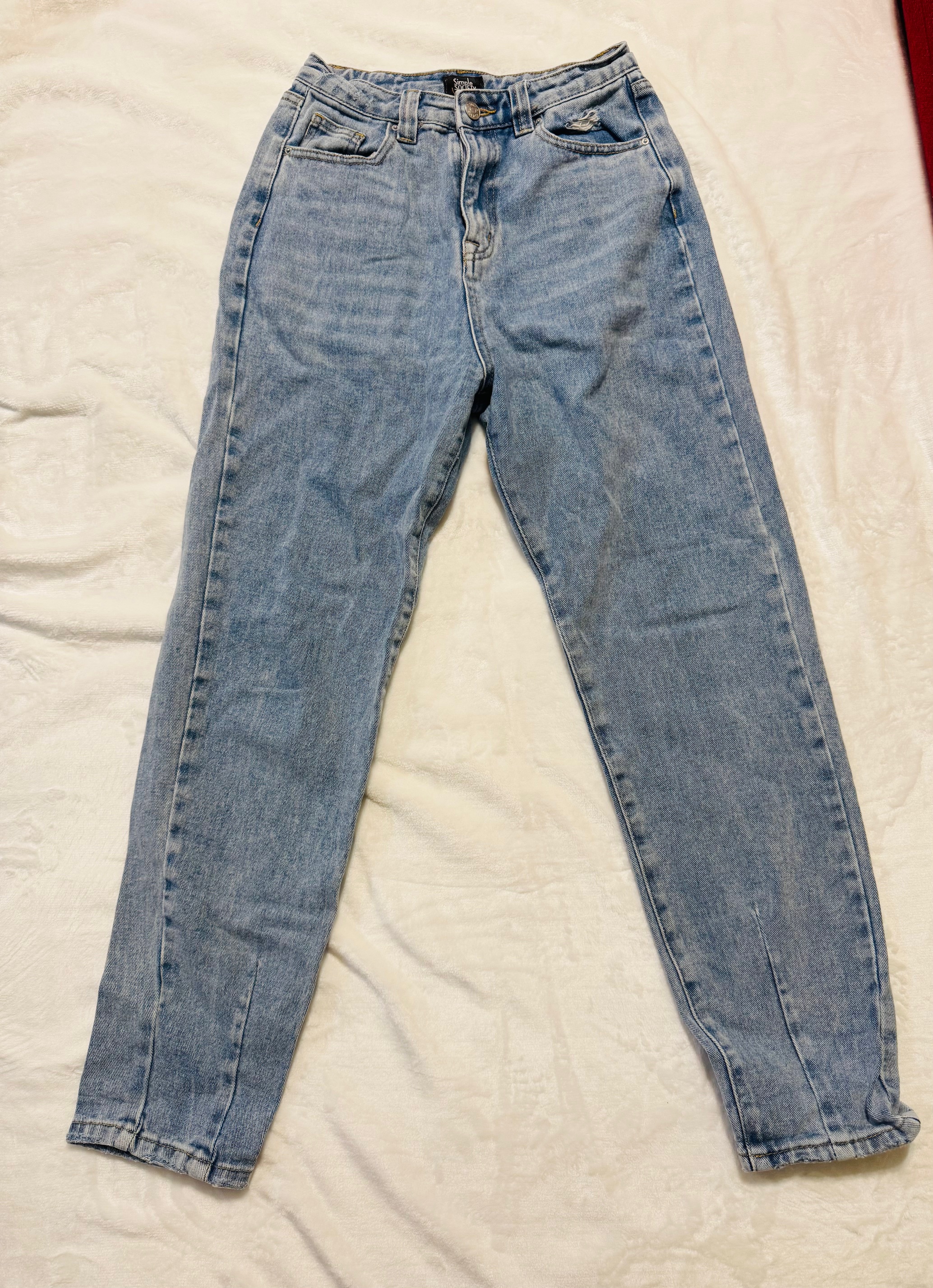 High-Waisted Blue Jeans size 4